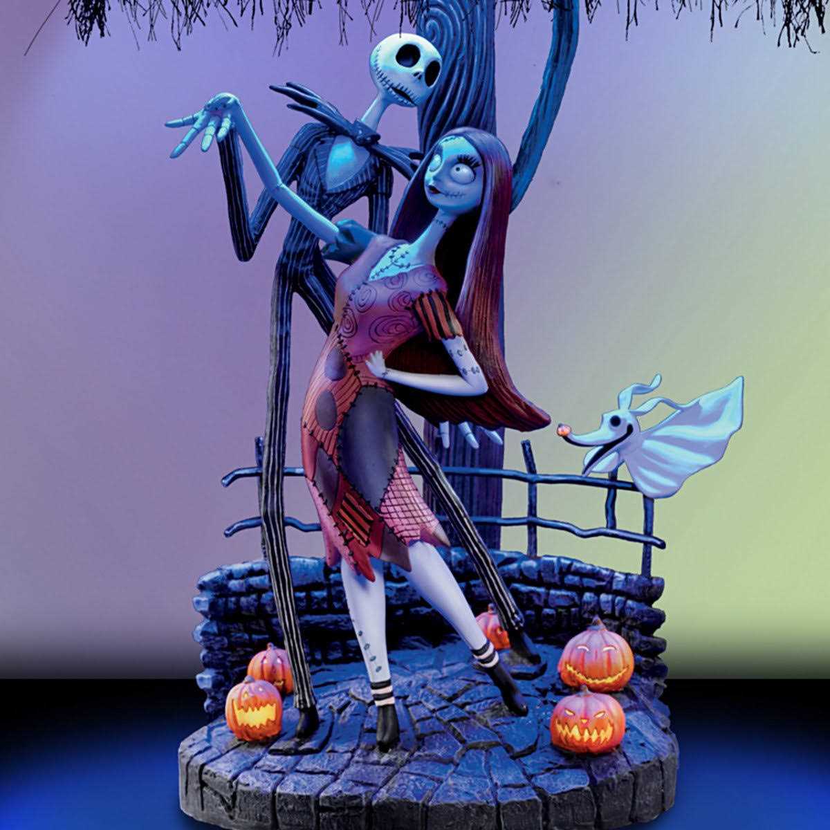 Bradford Exchange The Nightmare Before Christmas Moonlight Lamp