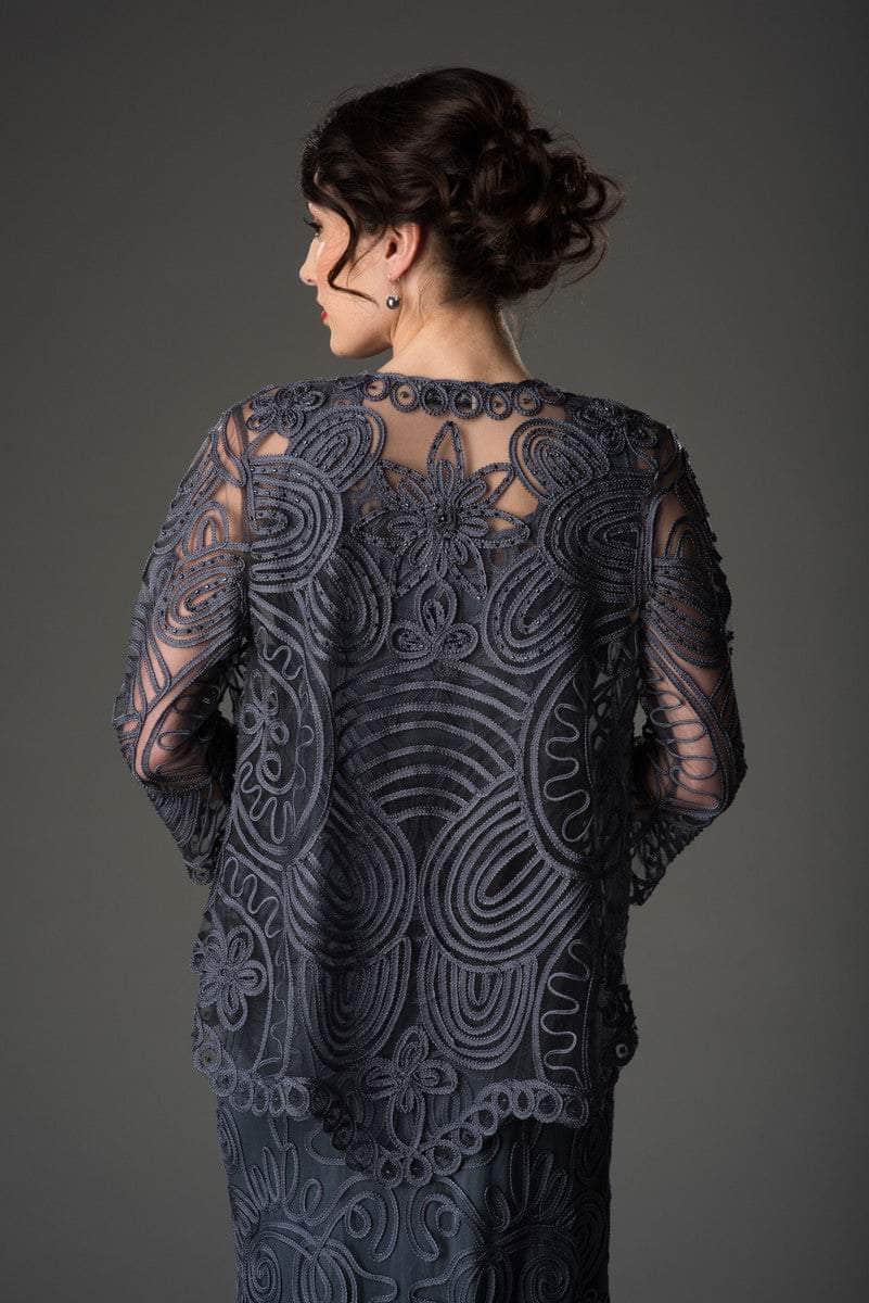 Soutache Lace Three Piece Skirt Set