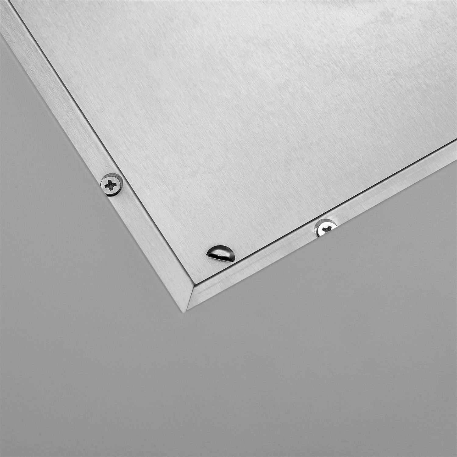 Art Leon 23.6in Gas Fire Pit Table 40,000 BTU Outdoor Stainless Steel Propane Fire Pit Table