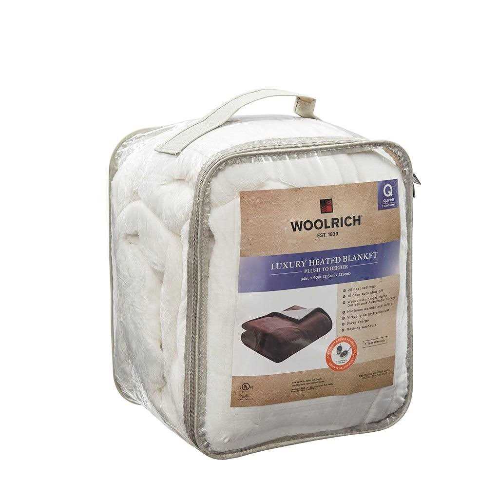 Woolrich Heated Plush to Berber Blanket