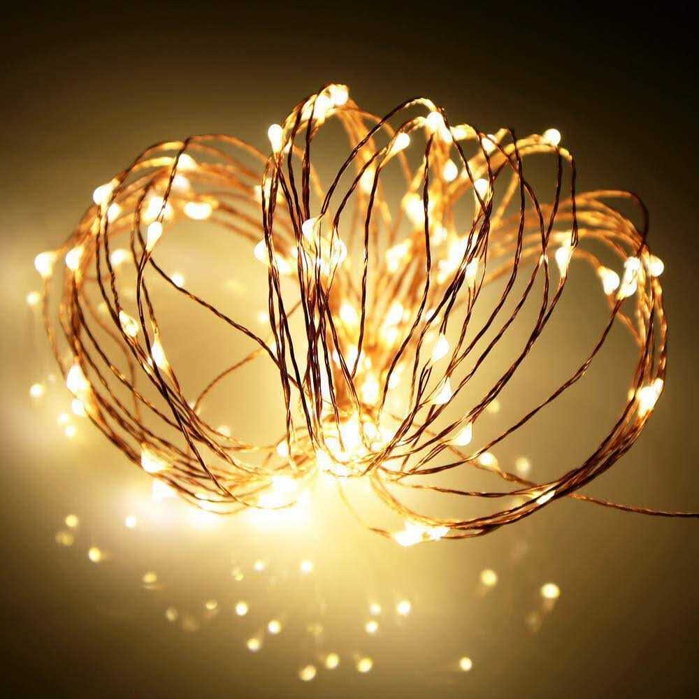 Ariceleo Led Fairy Lights Battery Operated Mini Battery Powered Copper Wire Starry Fairy Lights for Bedroom