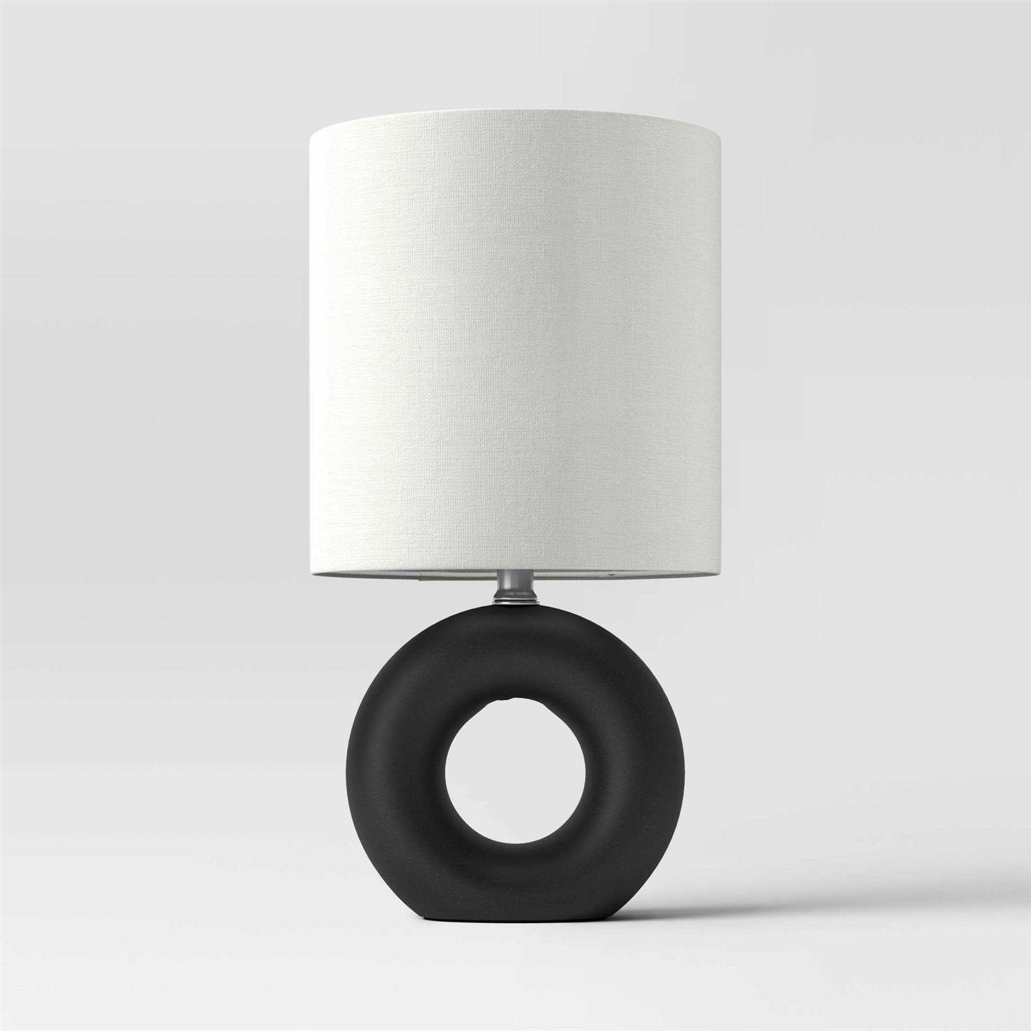 Threshold Abstract Ceramic Mini Table Lamp