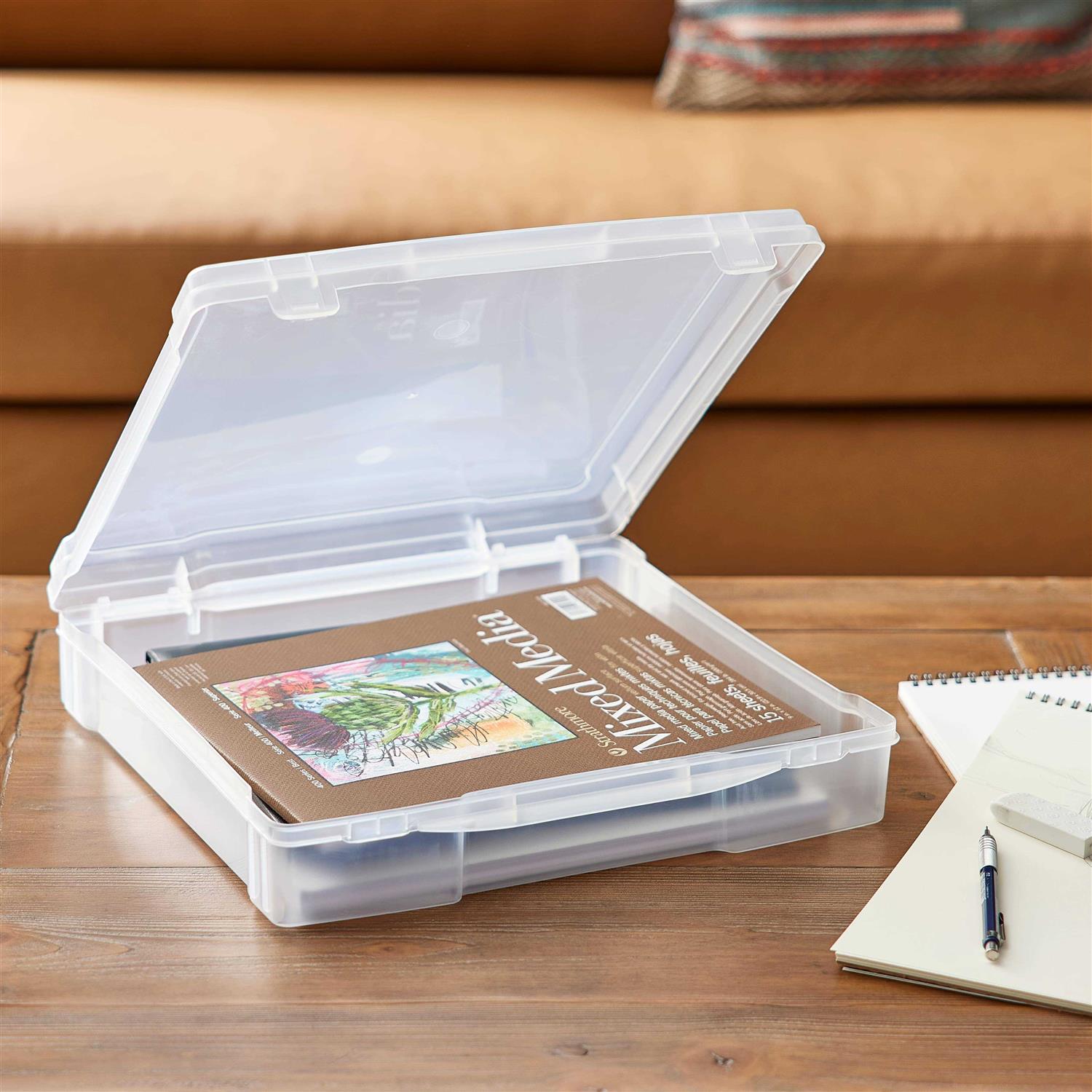 12 x 12 Clear Scrapbook Case by Simply Tidy