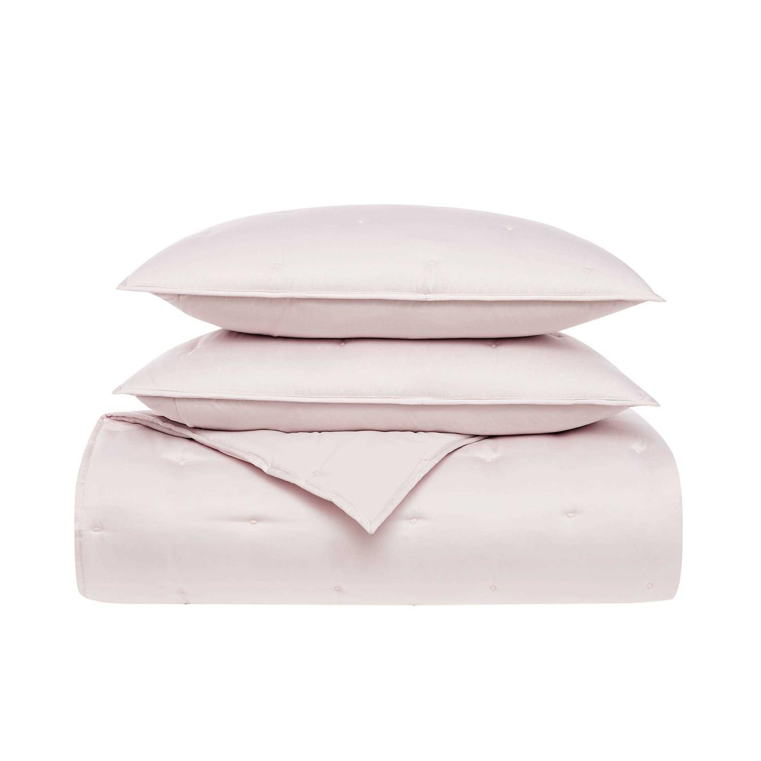 Badgley Mischka Home Tufted Matte Satin Quilt Set