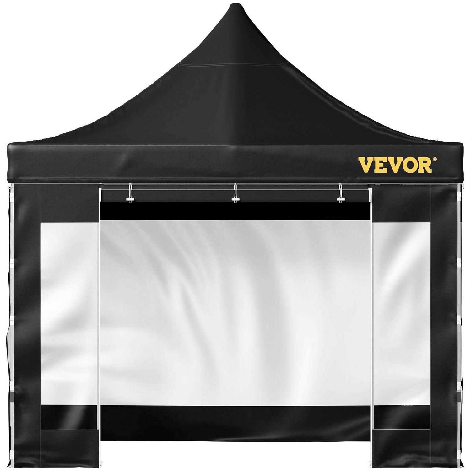 VEVOR 10 Ft. x 10 Ft. Pop Up Canopy Tent Outdoor Patio Gazebo Tent Uv Resistant Waterproof Instant Gazebo Shelter