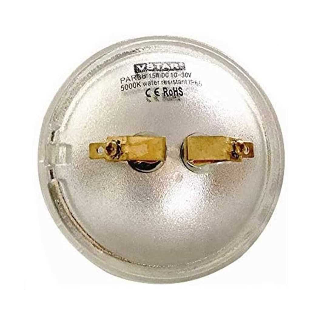 Vstar Par36 led Bulb,15w 2000lm 5000k Daylight,with Lenses,high Concentration,Super Bright led,Multipurpose Tractor Light,two
