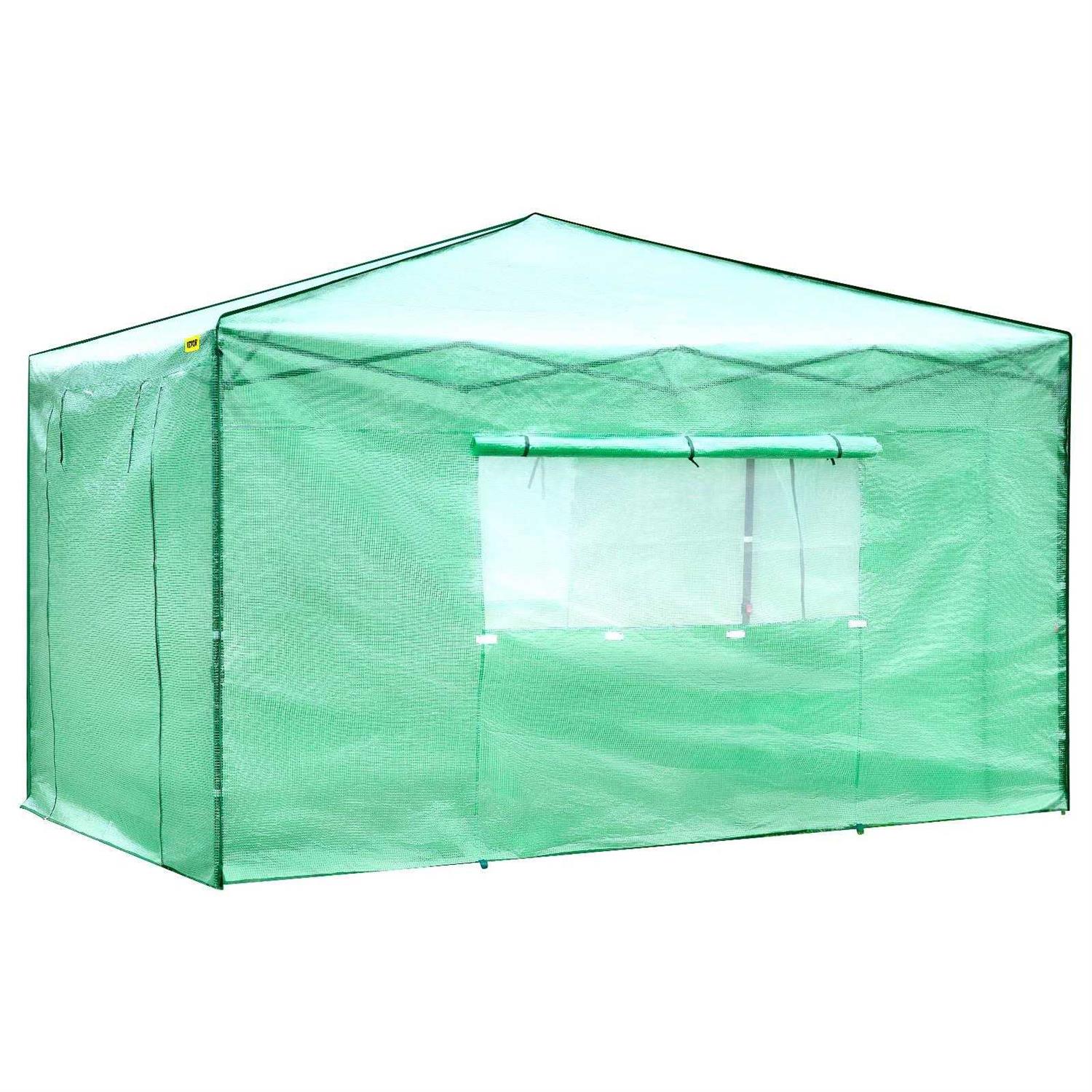 VEVOR Pop-Up Greenhouse Portable Greenhouse with Doors & Windows Set Up in Minutes