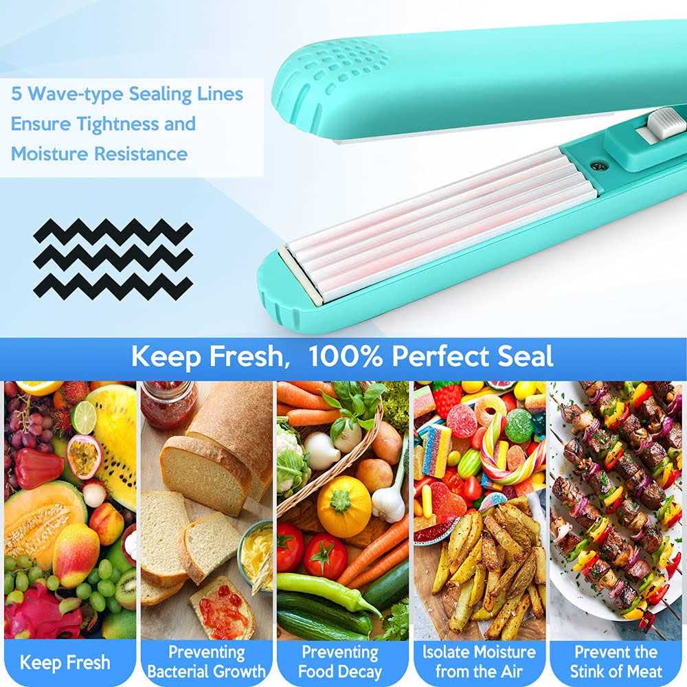 Aidours Mini Chip Bag Heat Sealer Portable Food Sealer Bag Resealer for Food Storage