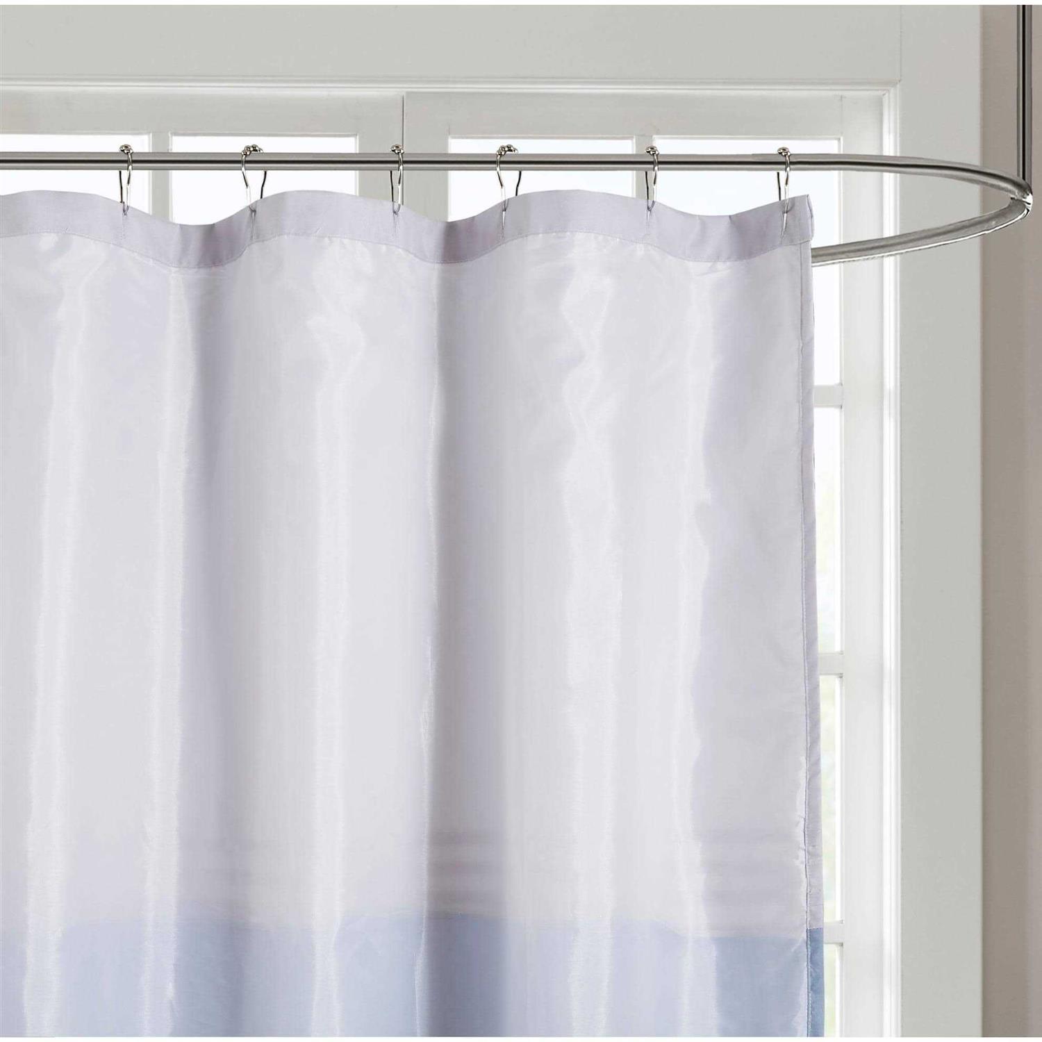 510 Design Ramsey Printed and Embroidered Shower Curtain