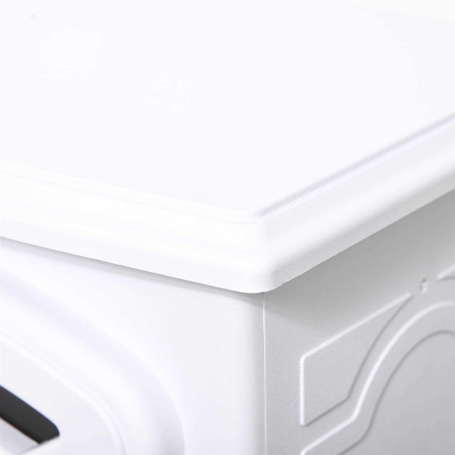 Homcom 22 Free Standing Electric Fireplace Stove Fire Place Heater with Realistic Flame Effect