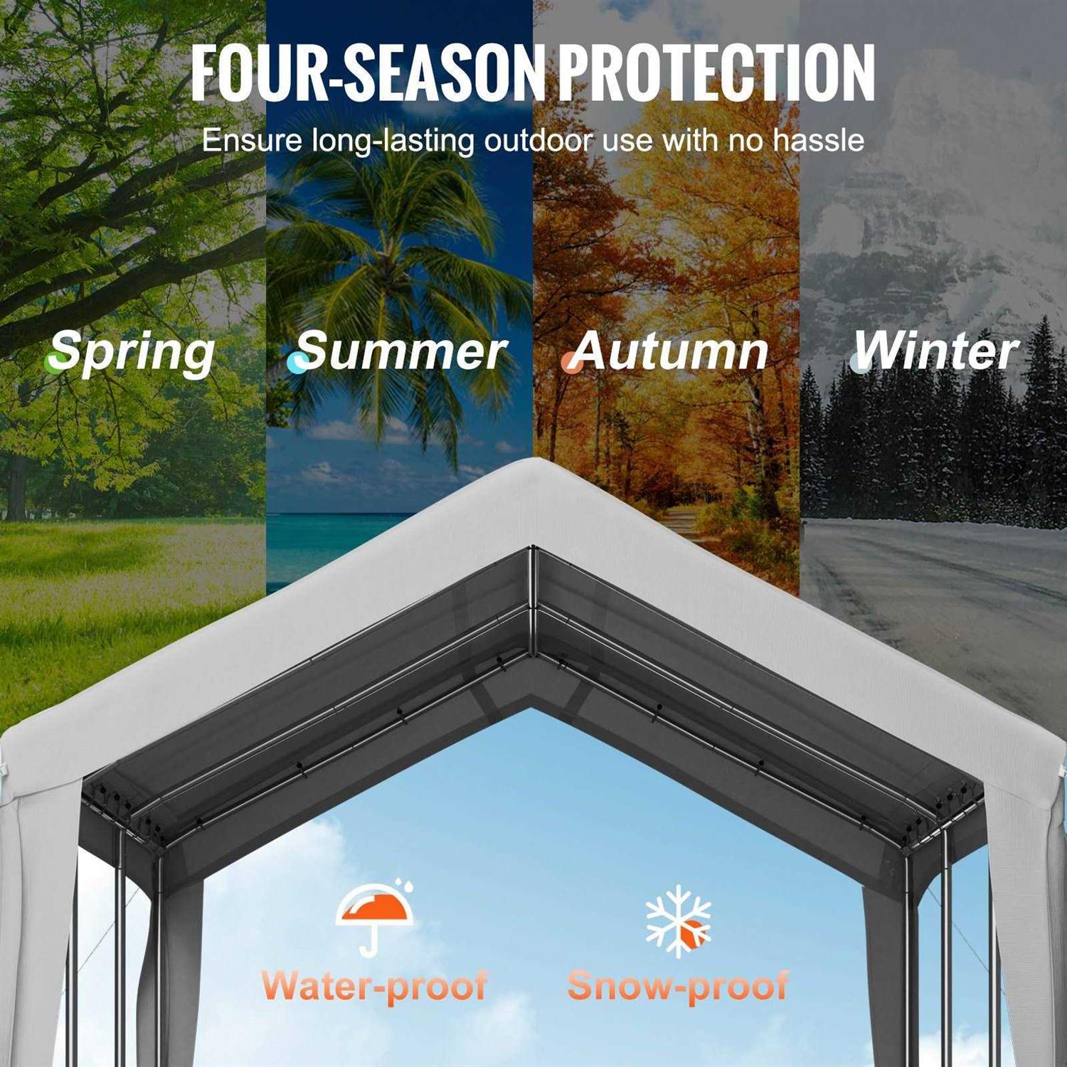 10 Ft. W x 20 Ft. D Canopy VEVOR Canopy