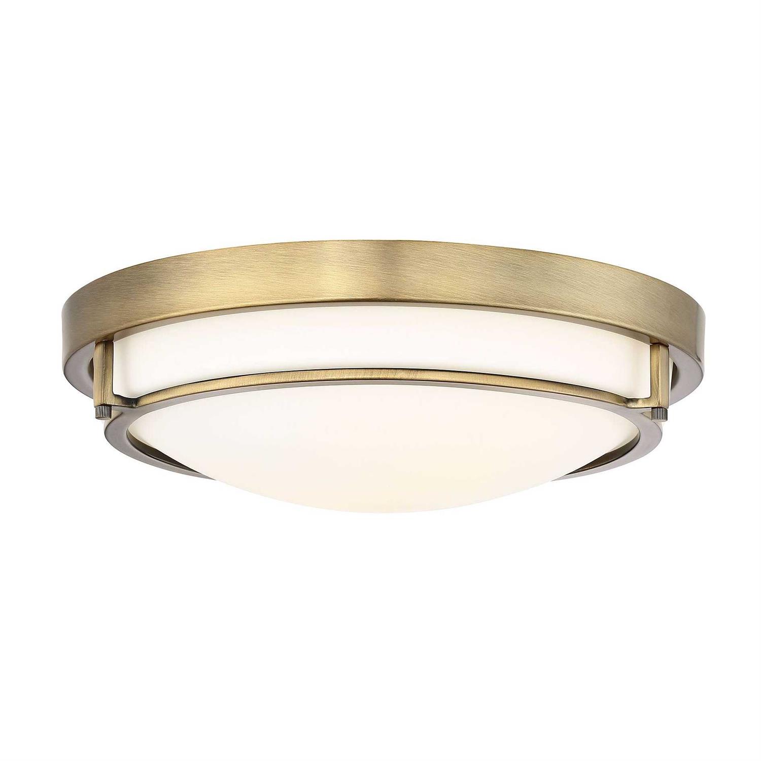 Trade Winds Lighting Slim Ceiling Light Nickel