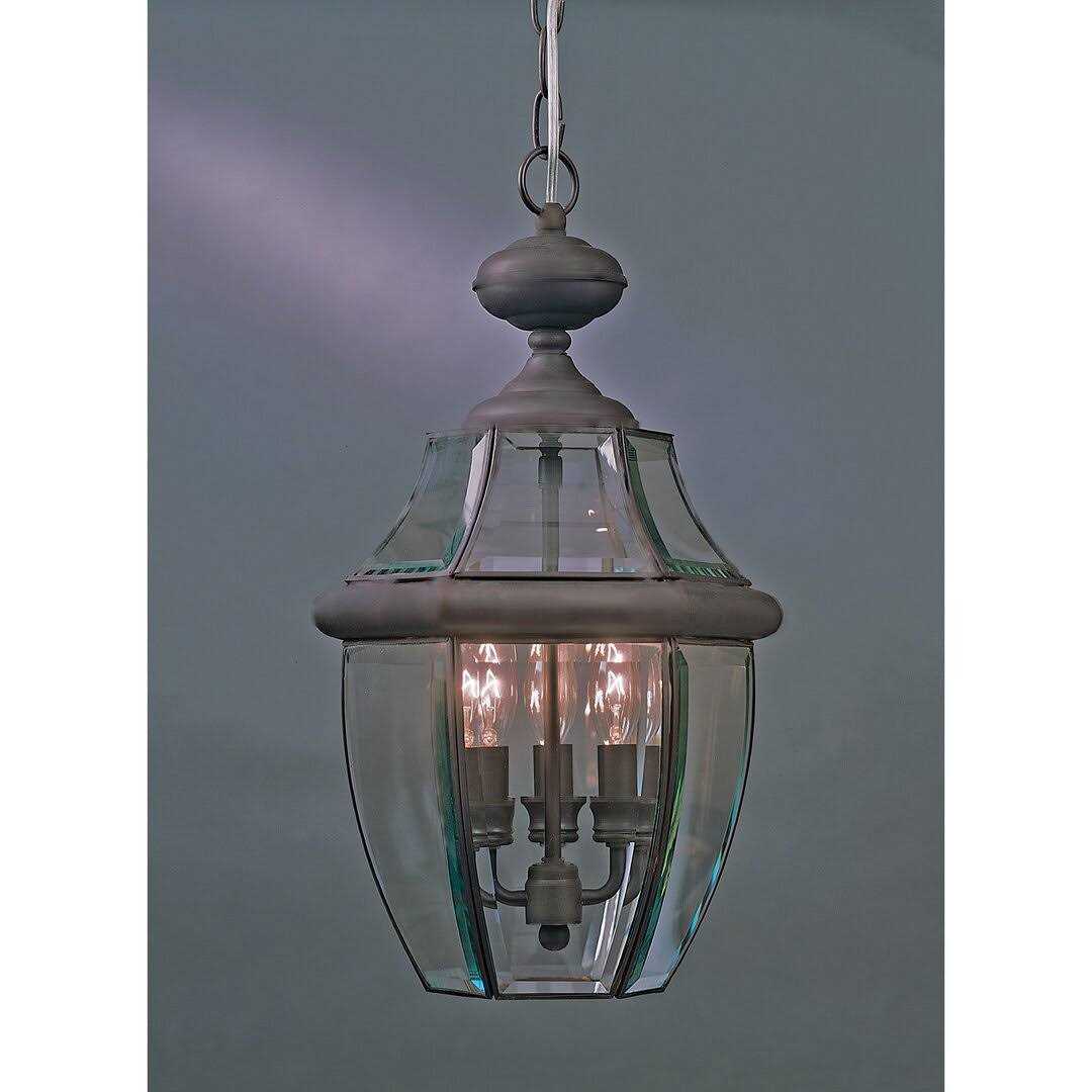 Washington Mews 3 -Bulb 21 H Outdoor Hanging Lantern Charlton Home Fixture Finish