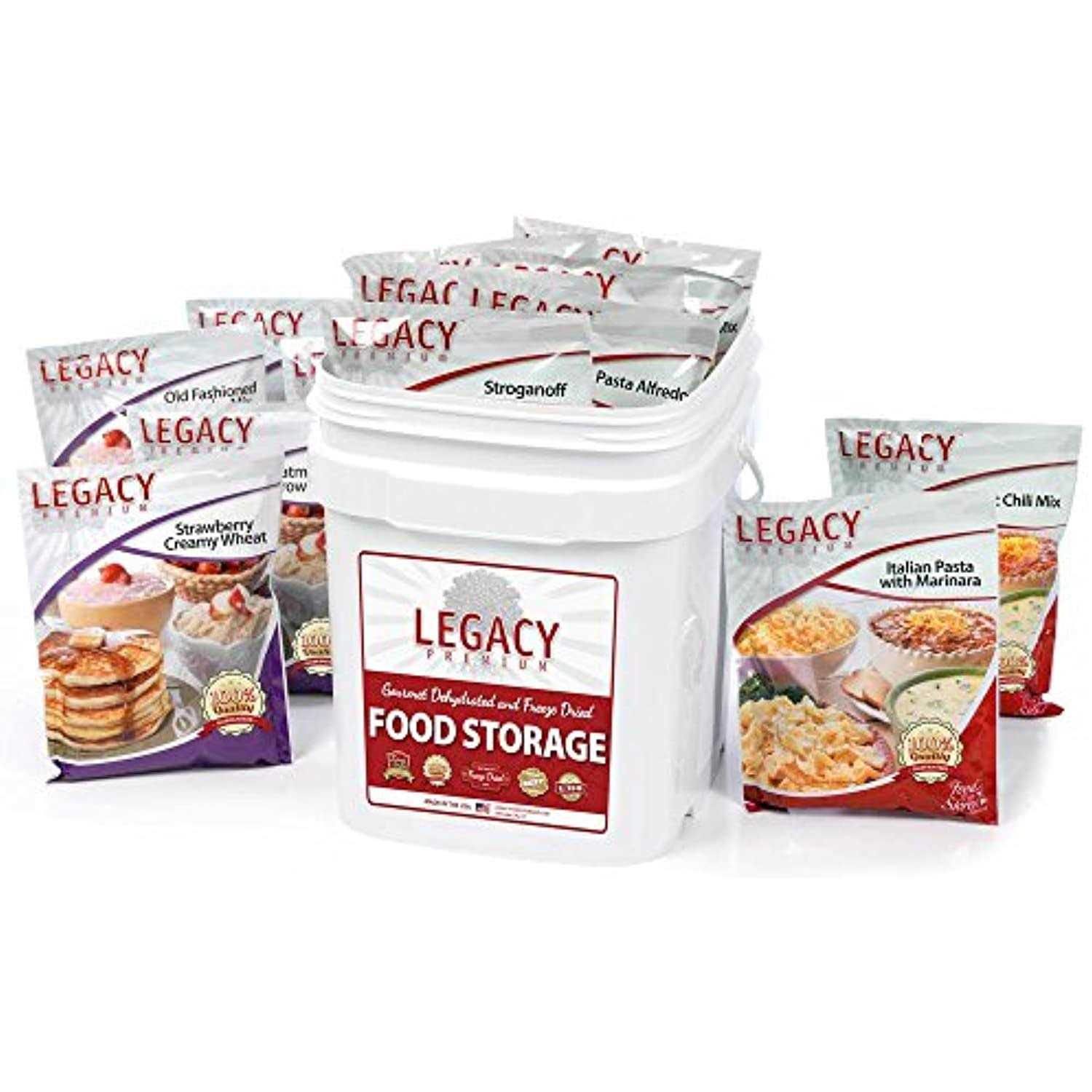 60 Serving Breakfast, Lunch, and Dinner Bucket