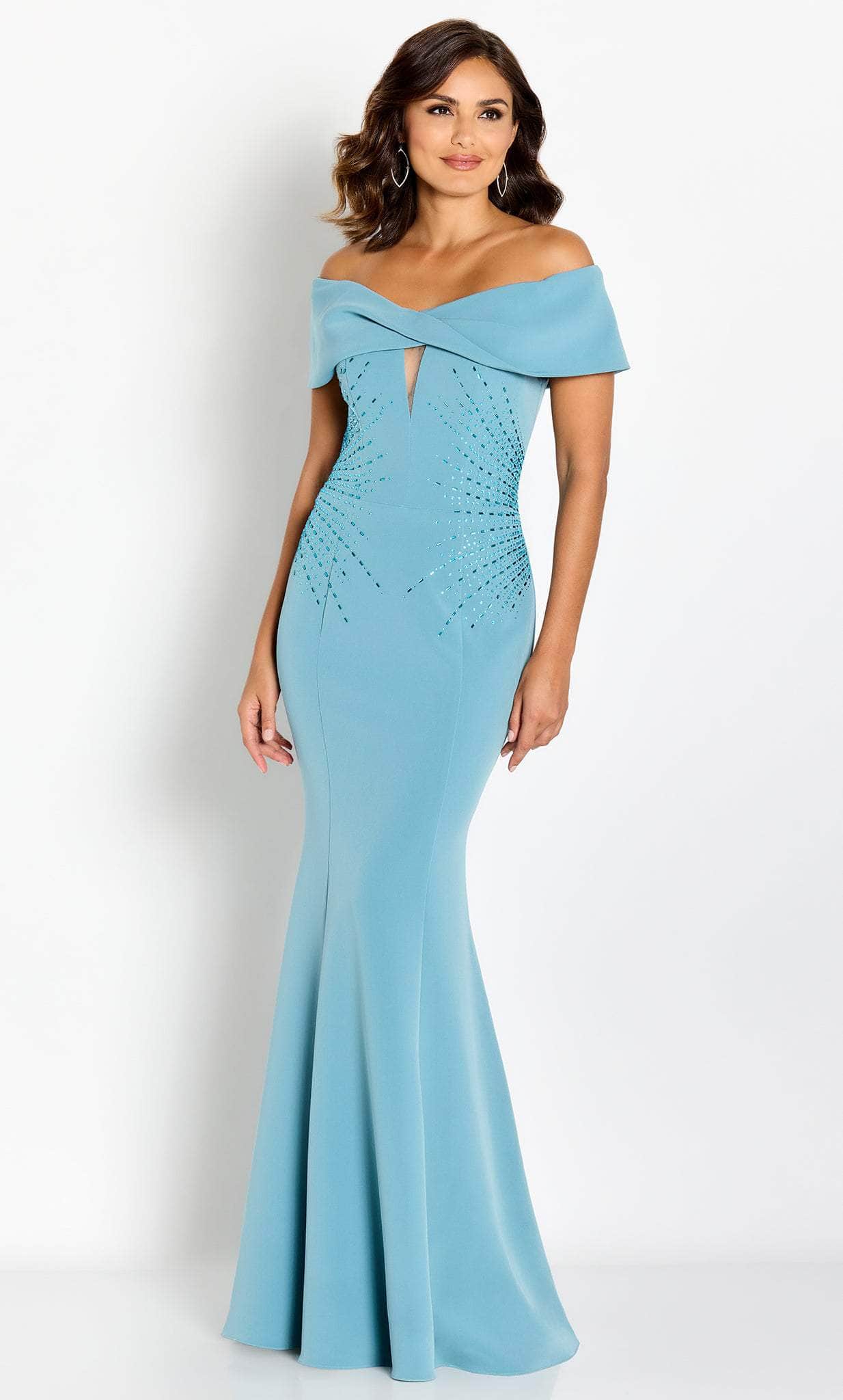 Cutout Accent Evening Gown