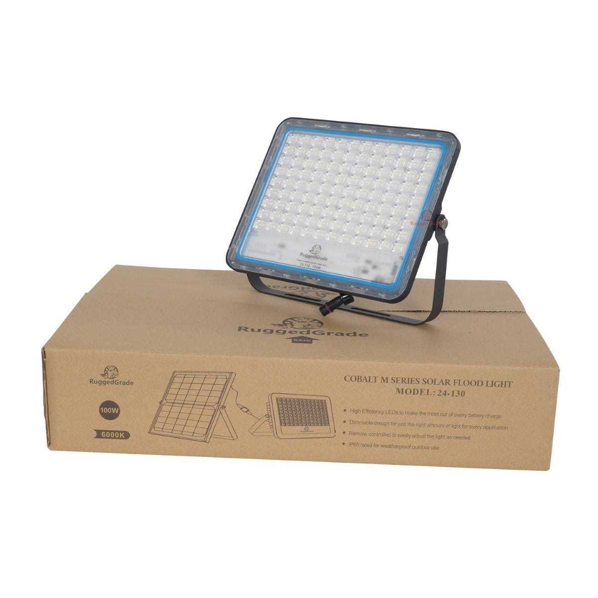 10,000 Lumen Cobalt M Series 300 Watt Solar Flood Light