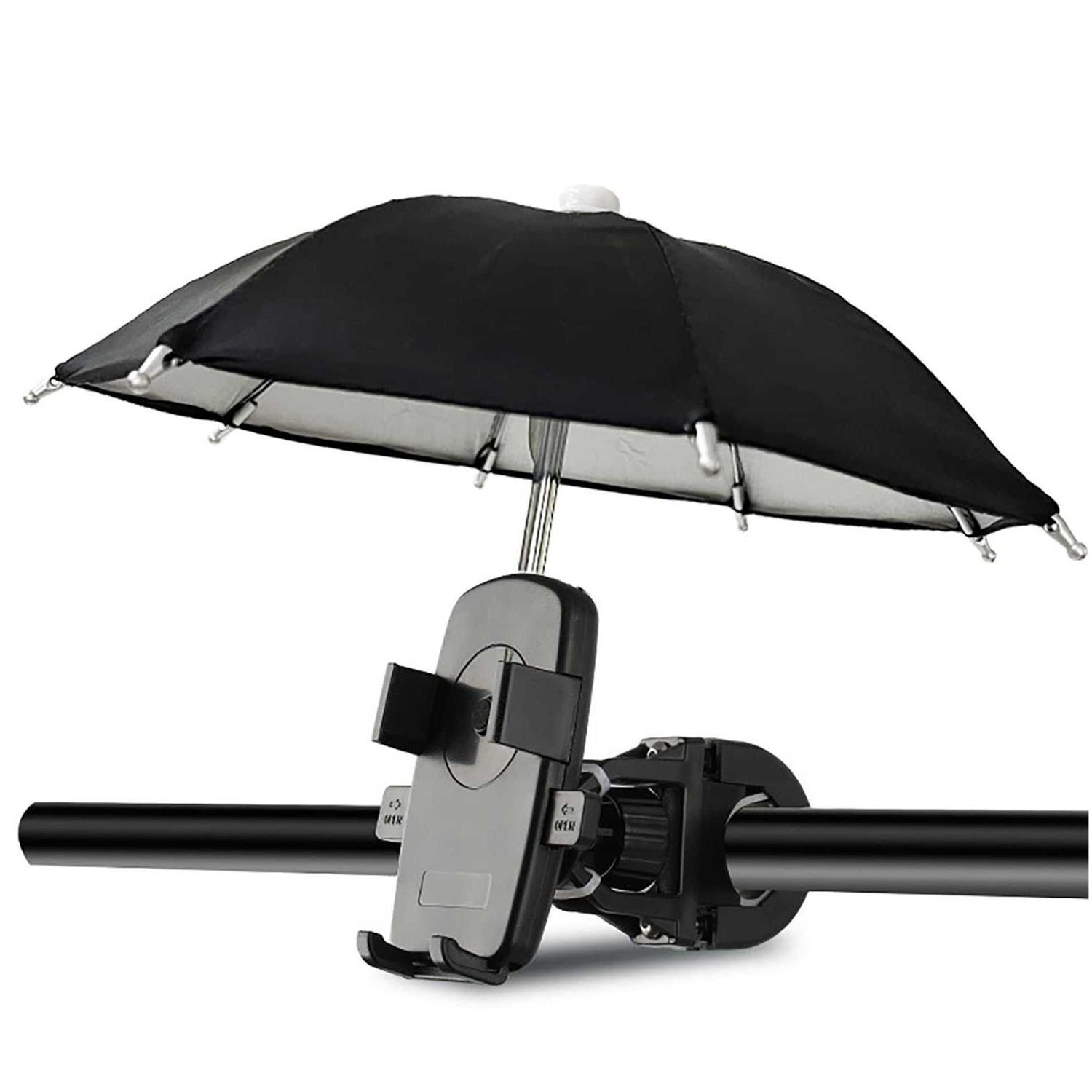 Fantasybear Uv Protection Phone Umbrella for Sun,universal Adjustable Piggy Suction Cup Phone Stand Umbrella for Phone,Stand Sun Visor,Sun Shade