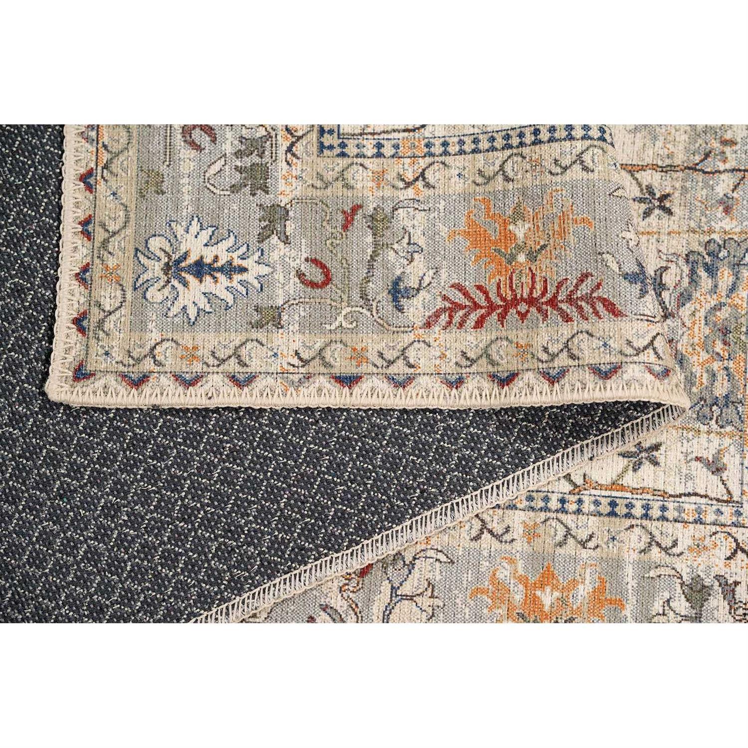 Adiva Rugs Machine Washable Area Rug With Non Slip Backing For Living Room