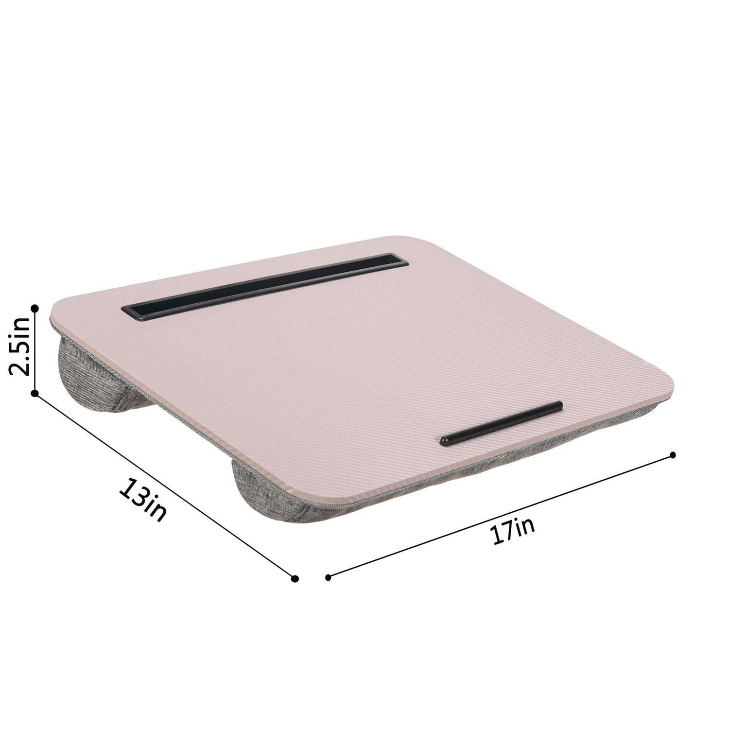 Lap Desk Portable Laptop Desk Fits Up to 16 Laptops with Tablet Slot