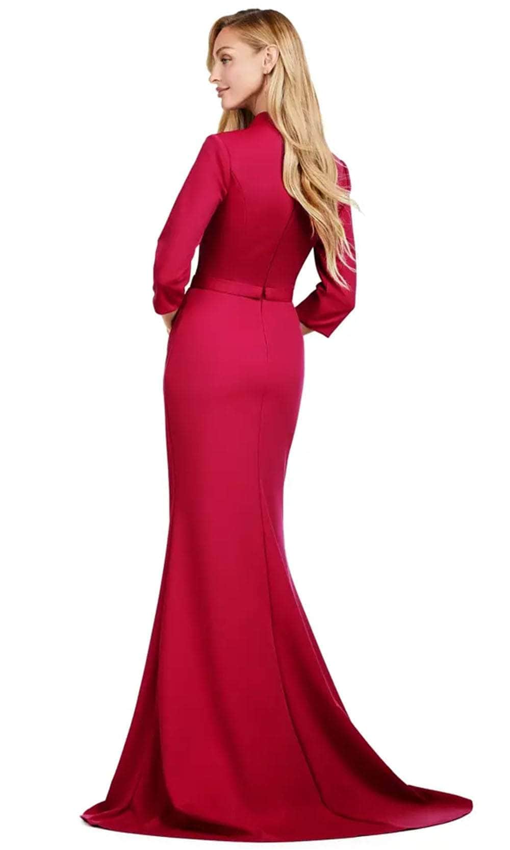 Queen Anne Neckline Mermaid Gown