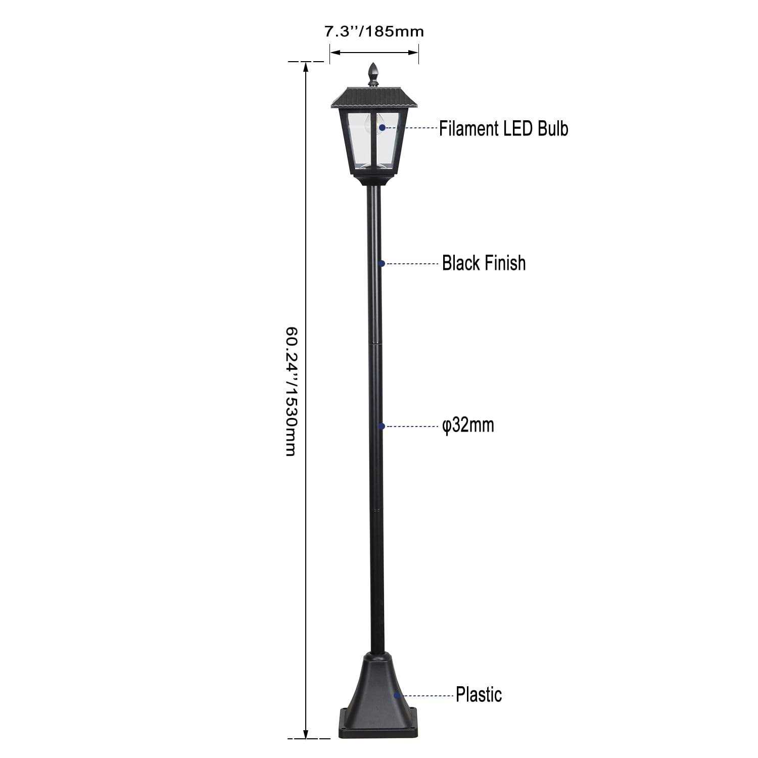 Westinghouse Solar Powered LED Post Lamp Set SR91PL02A08