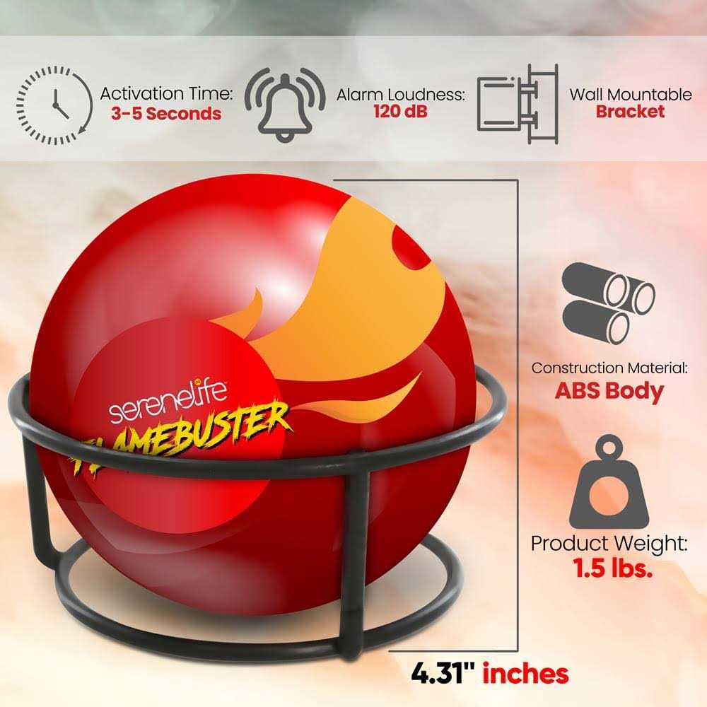 SereneLife Fire Ball Extinguisher SLFI5B