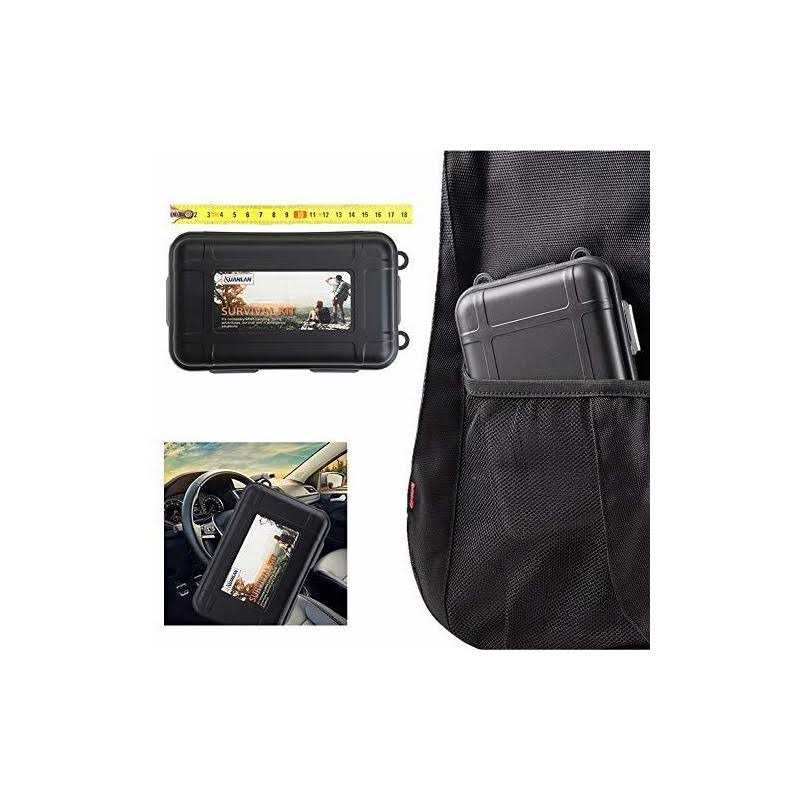 XUANLAN Emergency Survival Kit 13 in 1 Outdoor Survival Gear Tool with Survival Bracelet