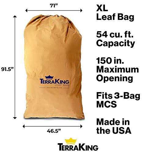 TerraKing Leaf Bag XL Material collection systems – Ride-On Lawnmowers