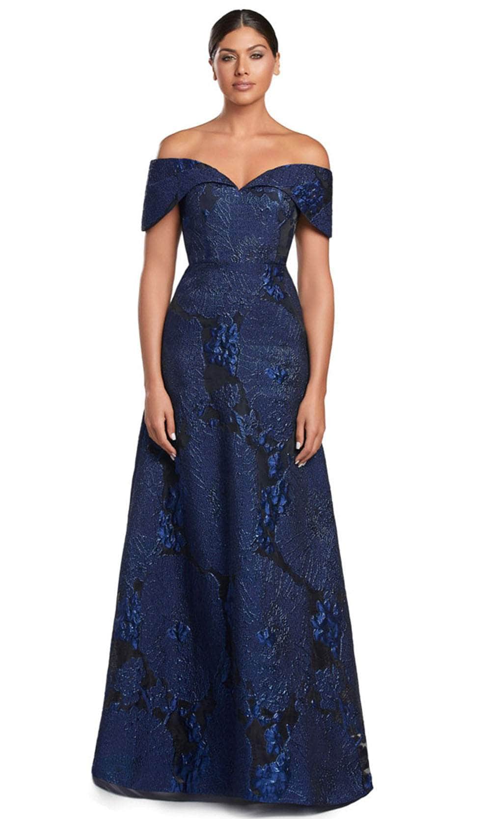 Embellished A-Line Evening Gown
