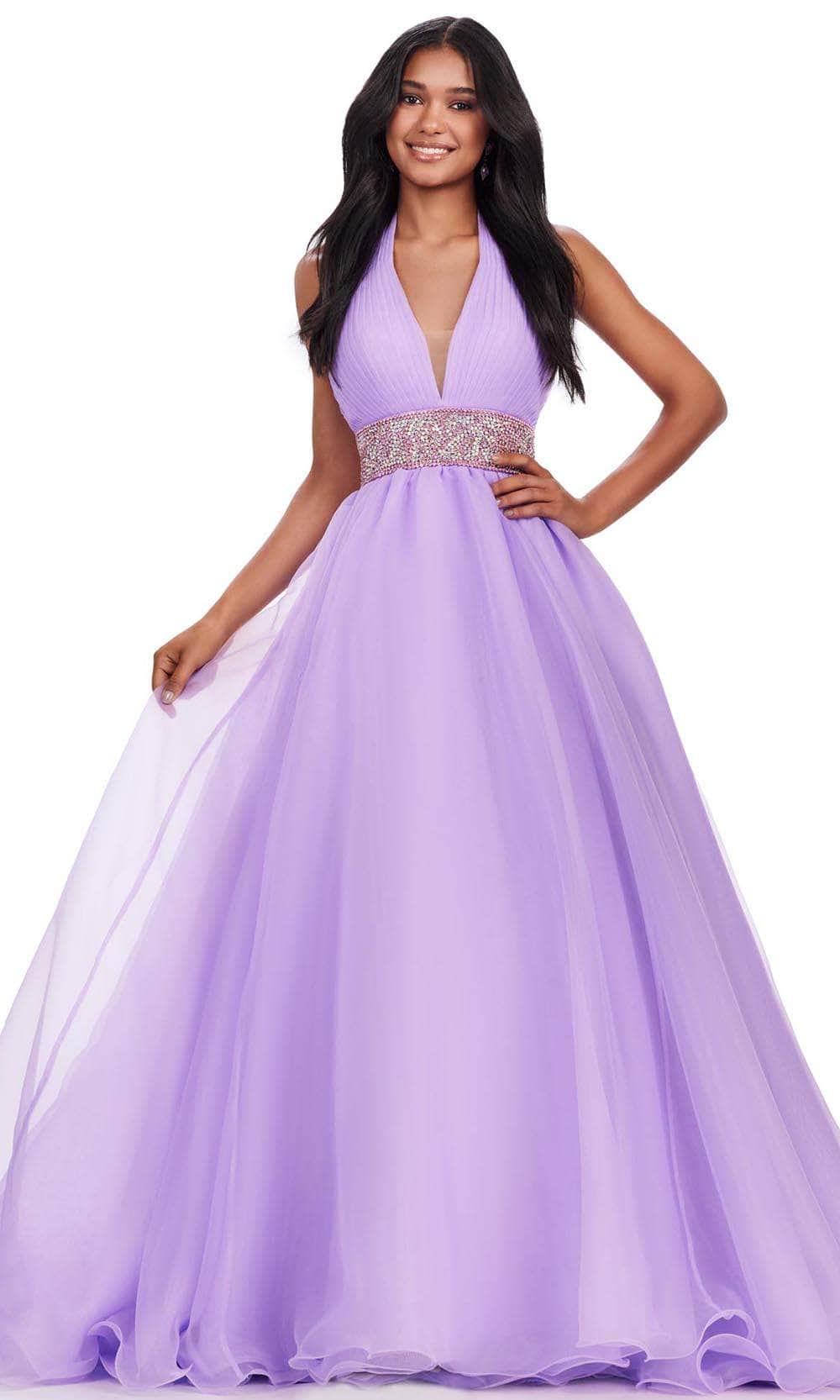 V-Neck Sleeveless Ballgown