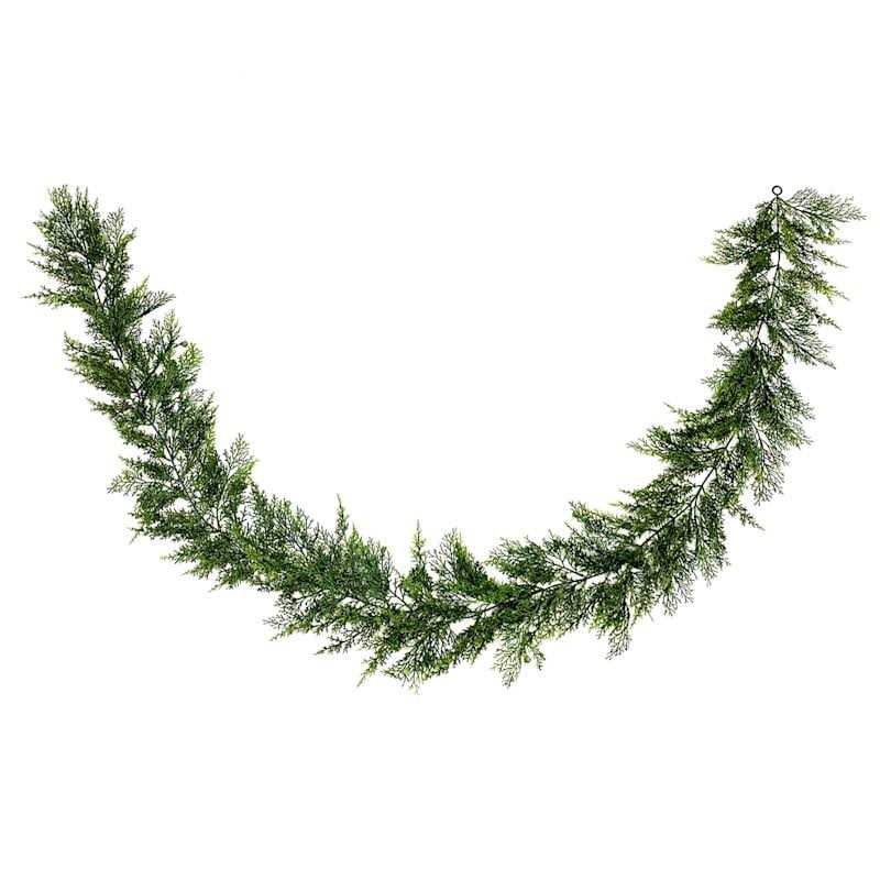 At Home Cedar Greenery Garland
