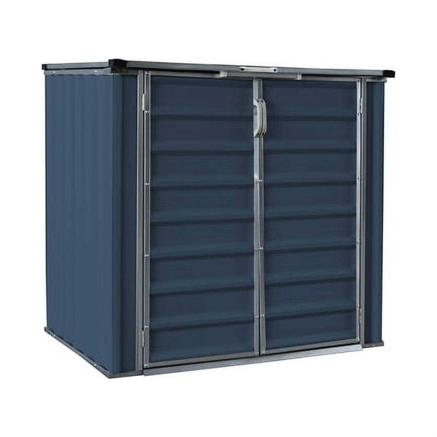 Build-Well 7838386 5 x 3 ft. Metal Horizontal Storage Shed without Floor Kit