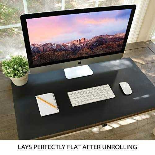 Leather Desk Pad Vine Creations Office Desk Mat Waterproof