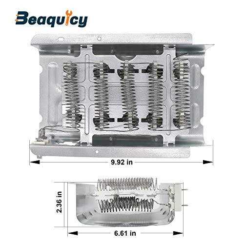 279838 W10724237 Dryer Heating Element Assembly by Beaquicy Replacement for Whirlpool Ken-more Dryer