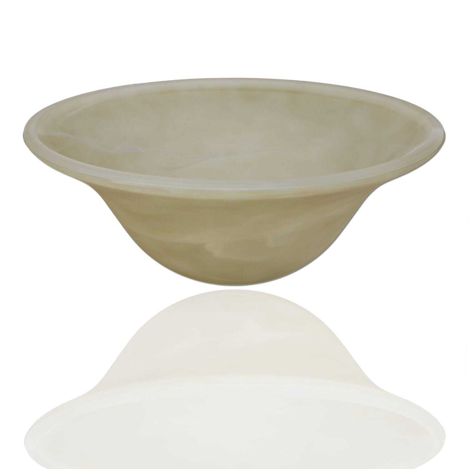 Alabaster Amber Glass Lamp Shade Replacement for Floor Lamp