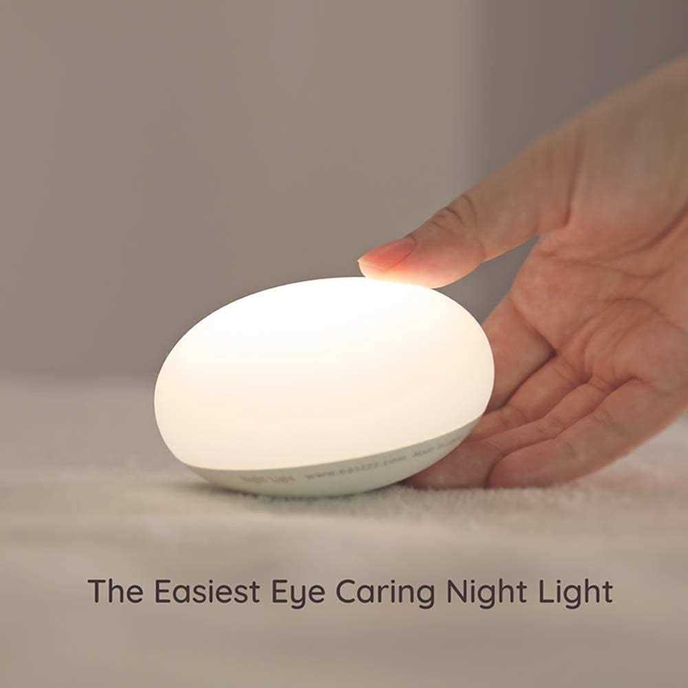 Anico EASZZZ Baby Night Light Nursery Night Lamp for Breastfeeding Soft BPA Free Silicone Touch Night Lamp