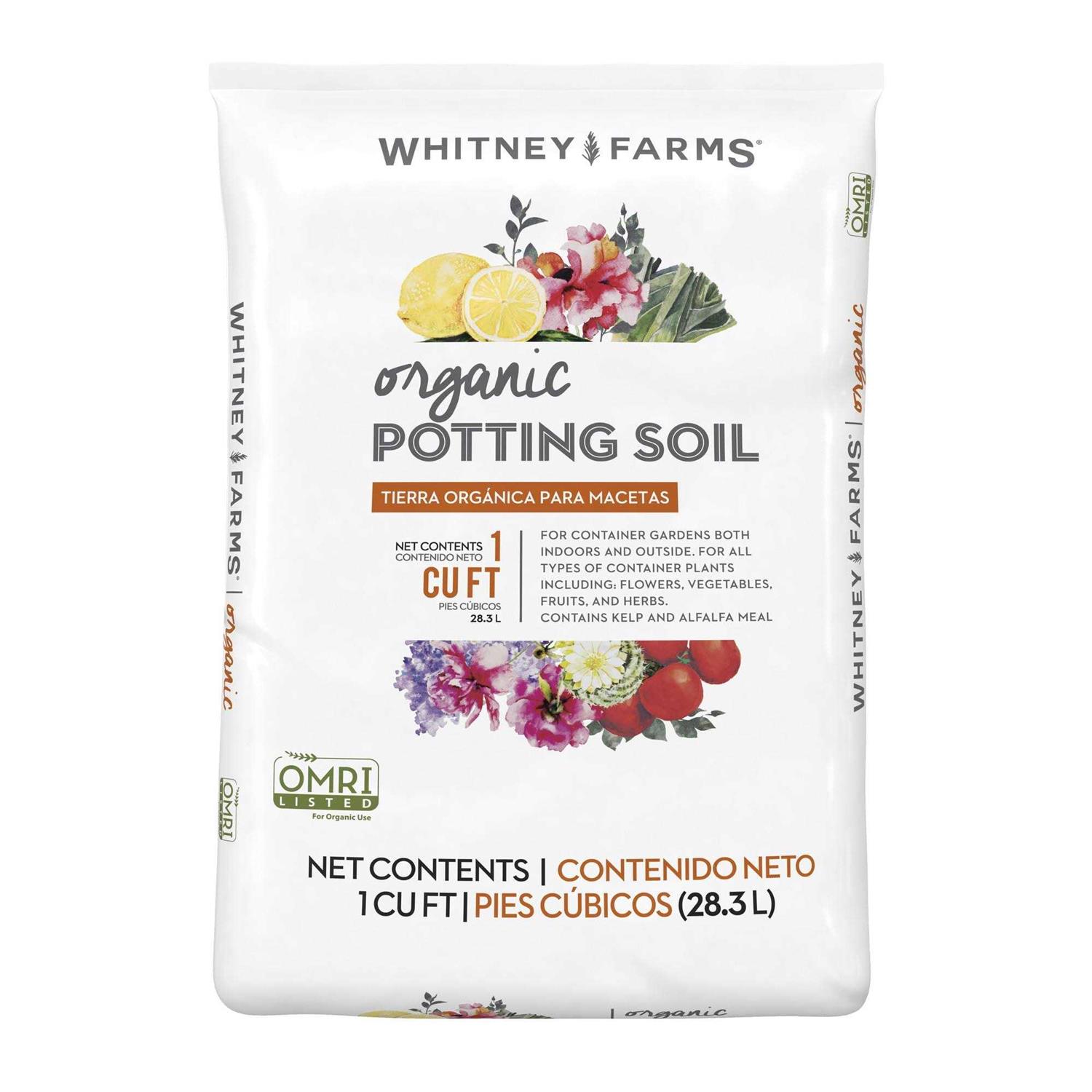 Whitney Farms Organic Potting Soil for Container Gardens