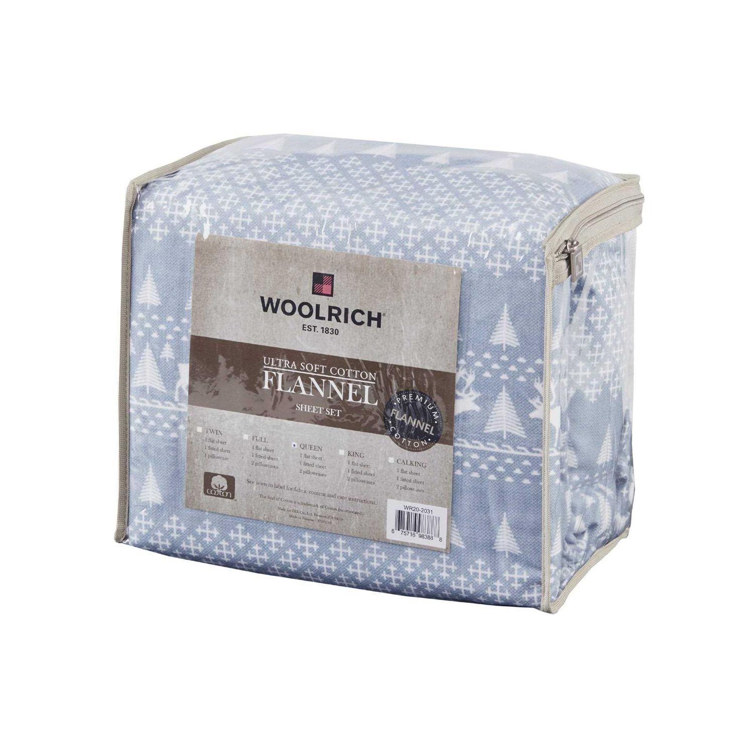 Woolrich Cotton Flannel Sheet Set