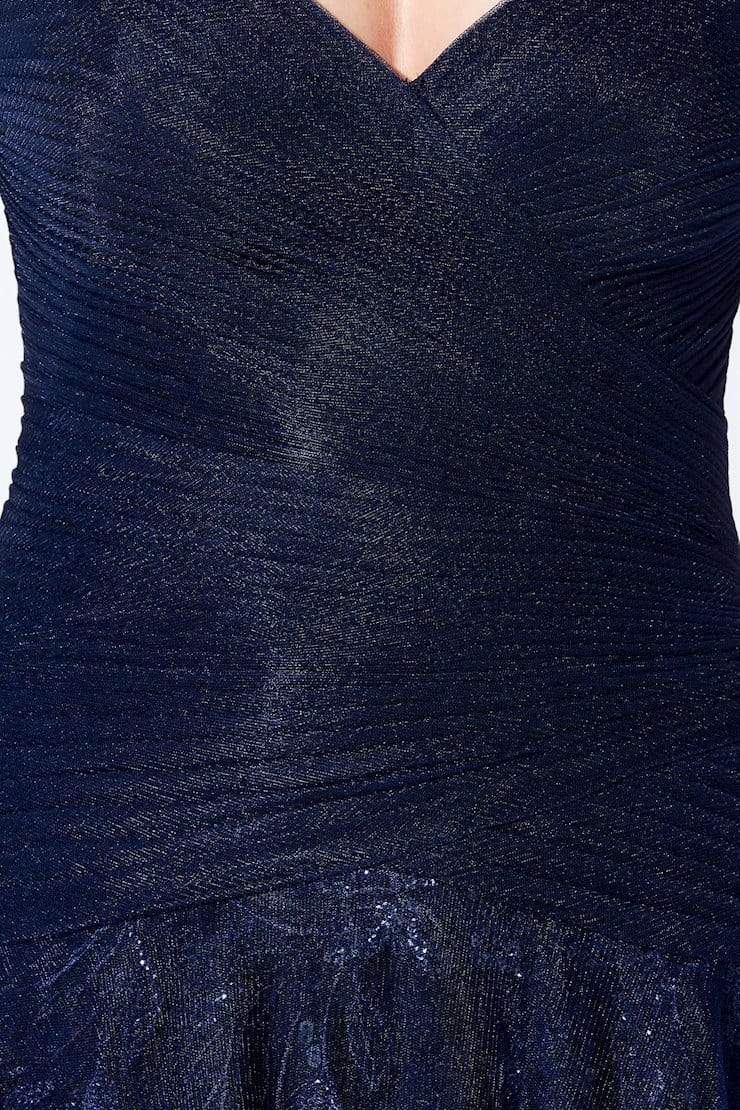 220D28 Ruched A-Line Gown