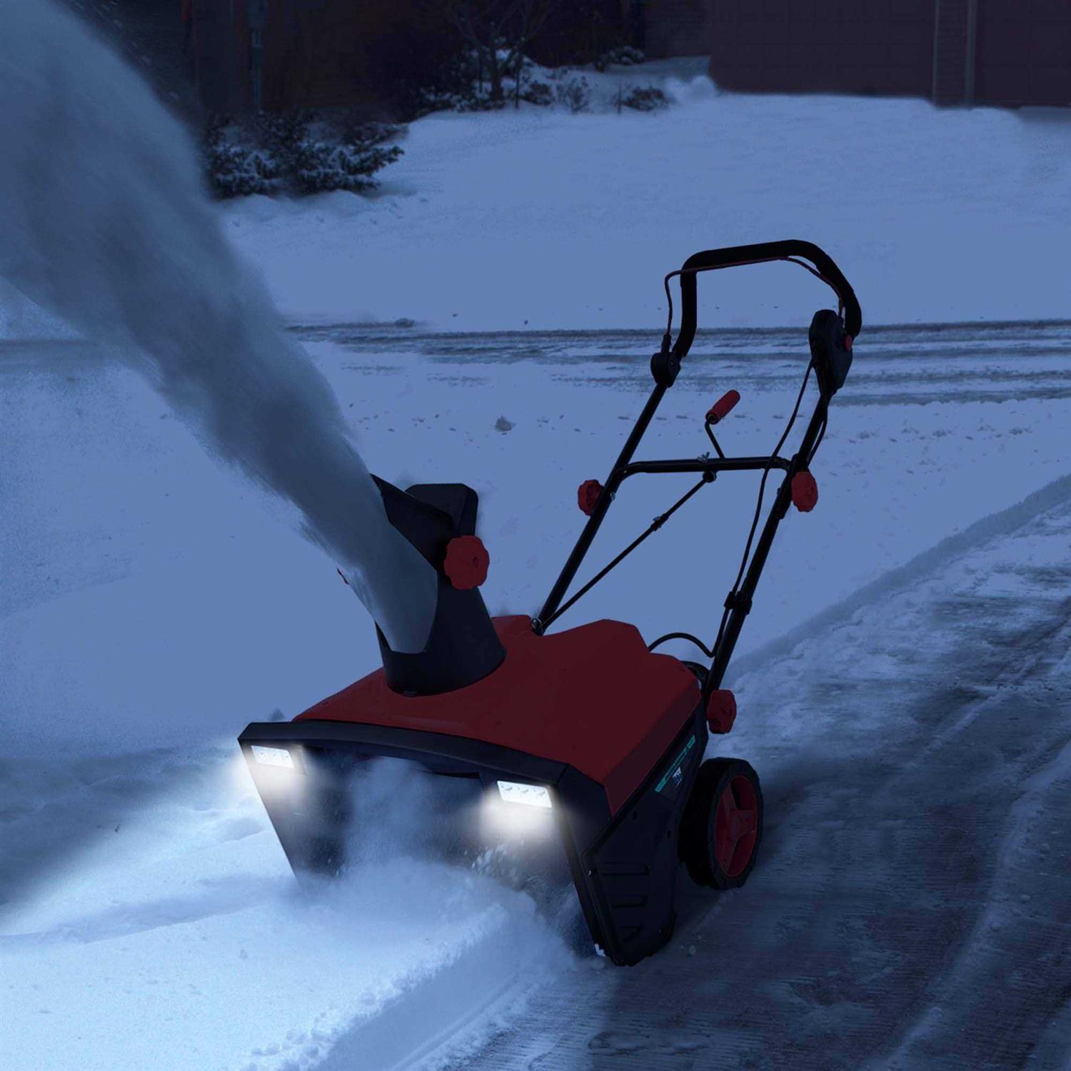 Costway 20 Inch 120V 15Amp Electric Snow Thrower with 180° Rotatable Chute