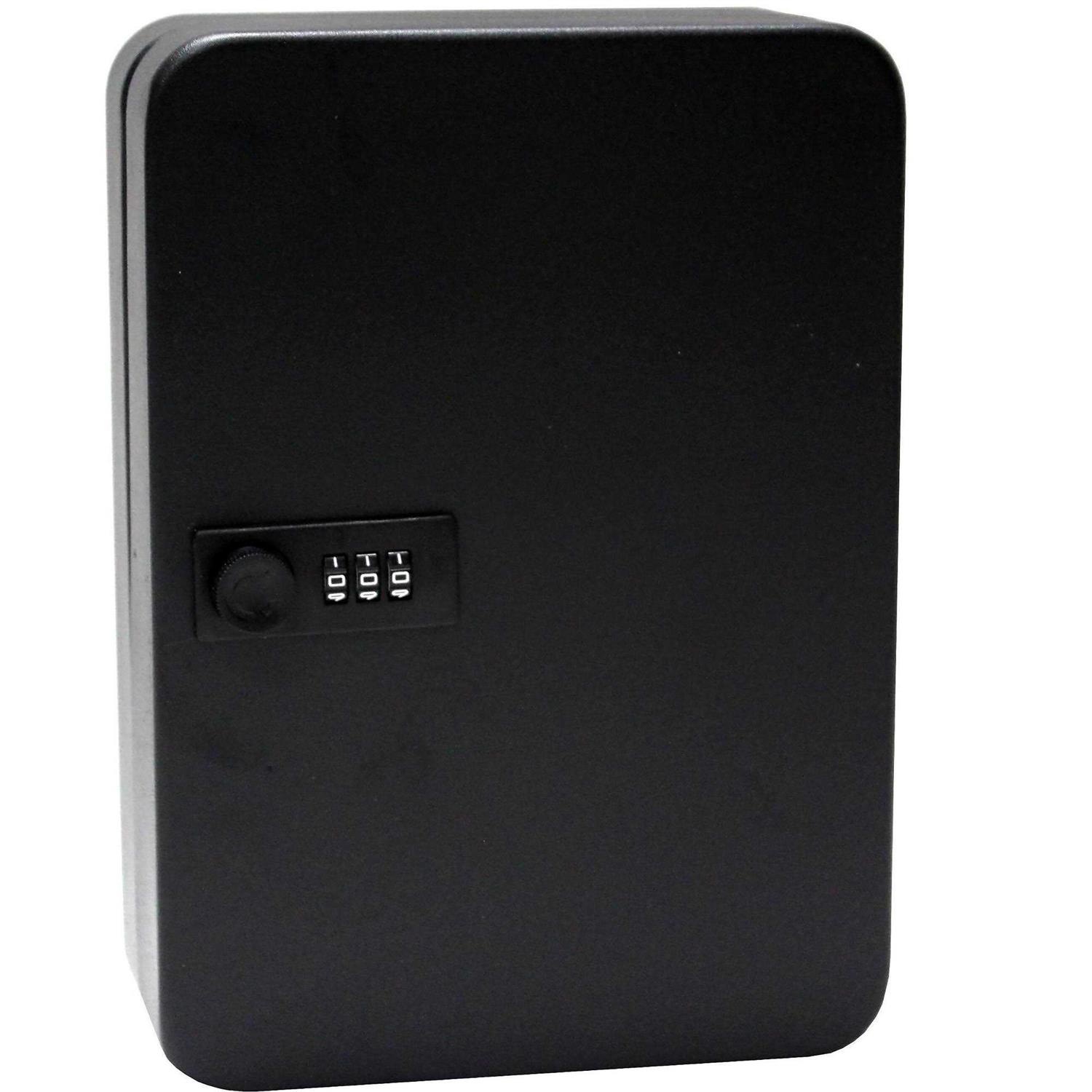 AdirOffice 48-Key Steel Secure Key Cabinet with Combination Lock