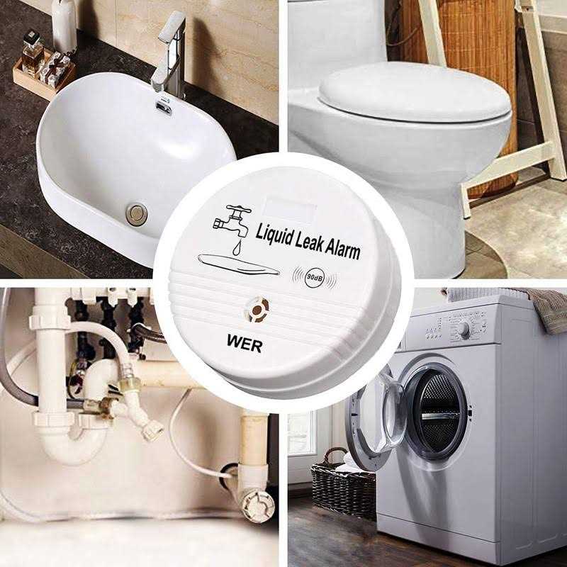 Wireless Water Leak Sensor Alarm Wer 90db Loud Buzzer