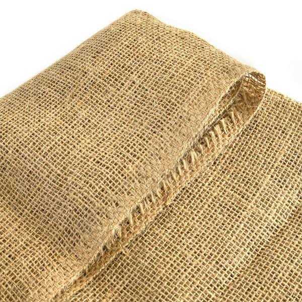 Wellco Gardening Burlap Roll Natural Burlap Fabric for Weed Barrier