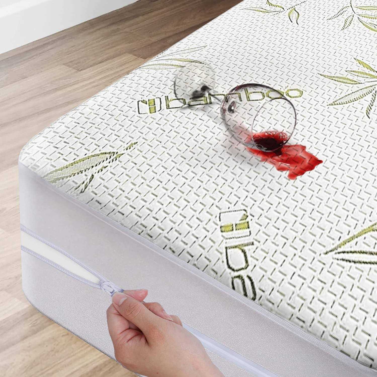 Bamboo Mattress Protector with Zipper