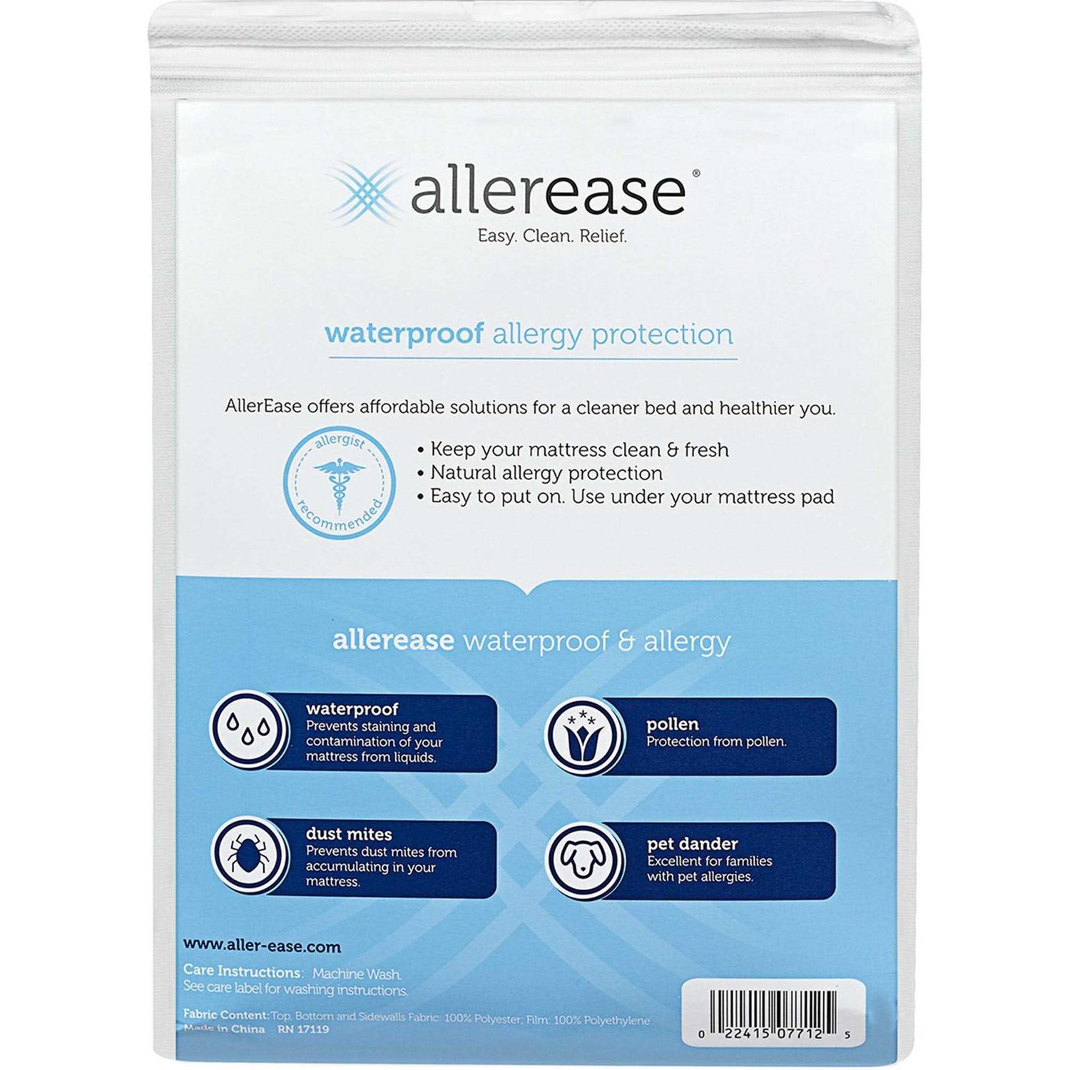 Allerease Allergy Waterproof Mattress Protector
