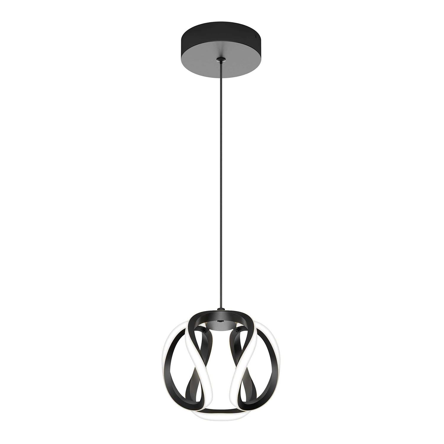 Artika Vivaldi Integrated LED Pendant Light 3CCT Black