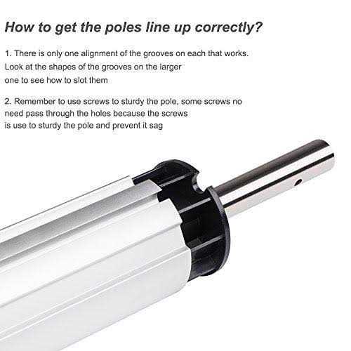 VINGLI Pool Reel Set Inground Swimming Pool Solar Cover Reel