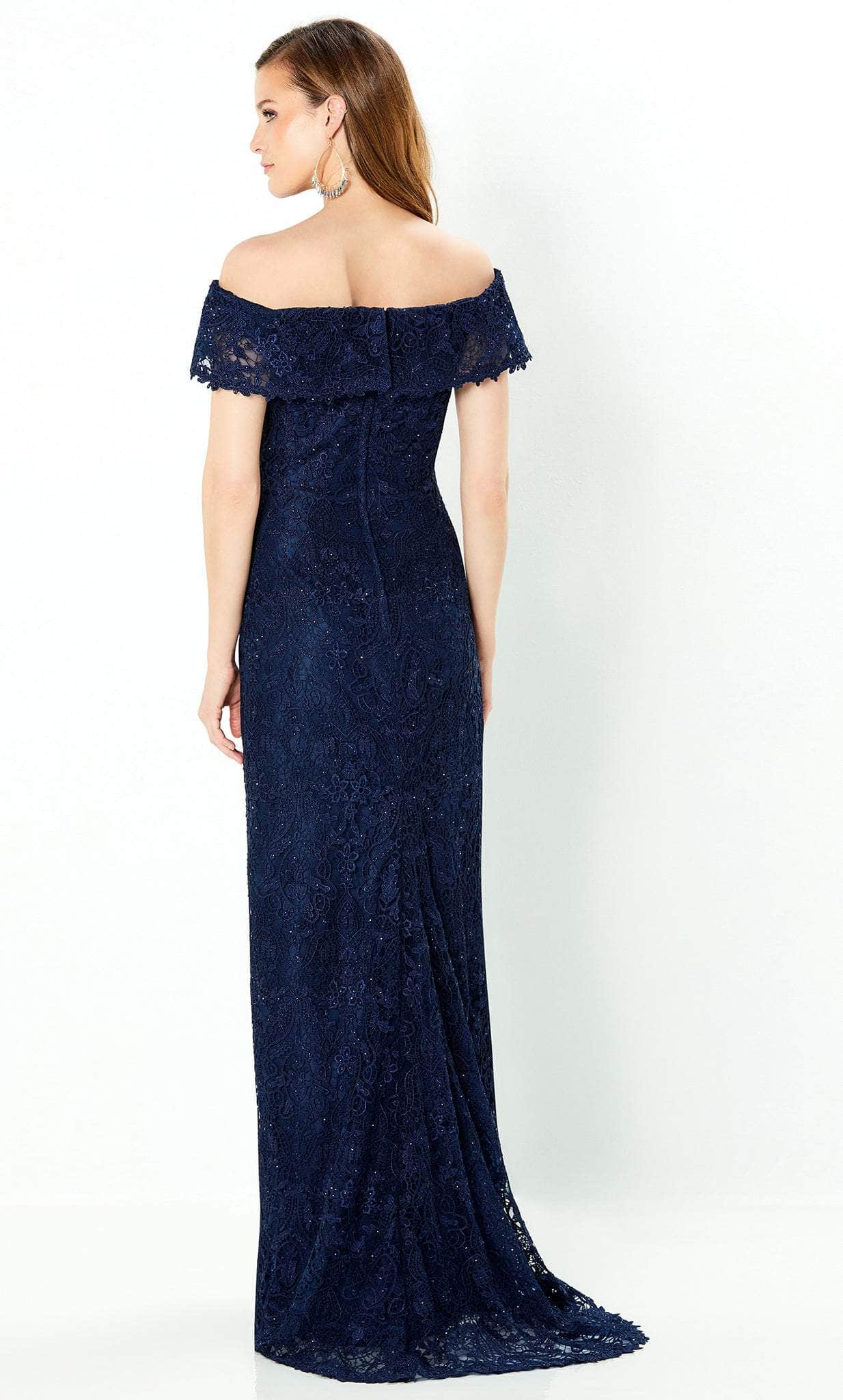 Off Shoulder Lace Mother of the Bride Dress