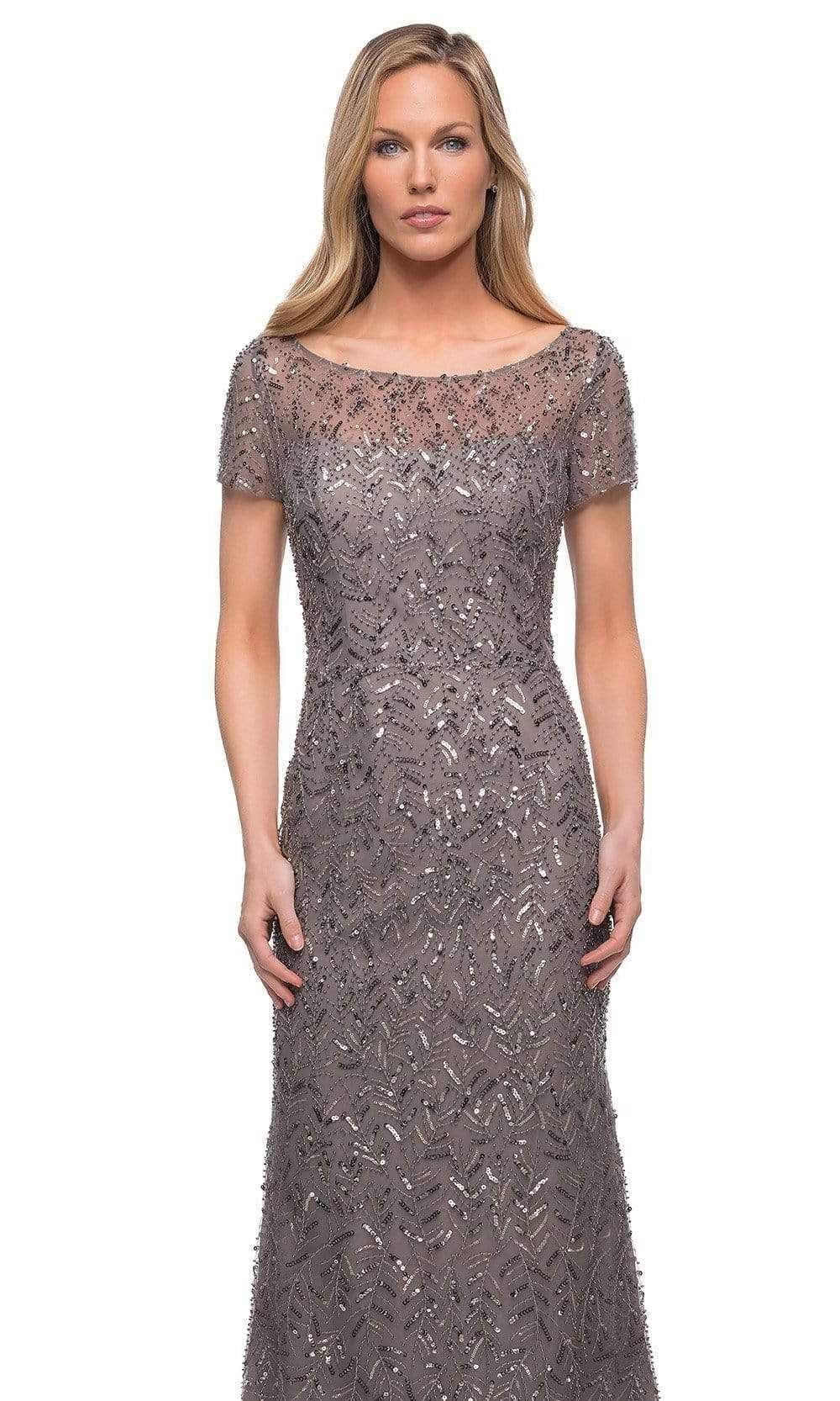 29910 Sequined Formal Long Mother of the Bride Dress