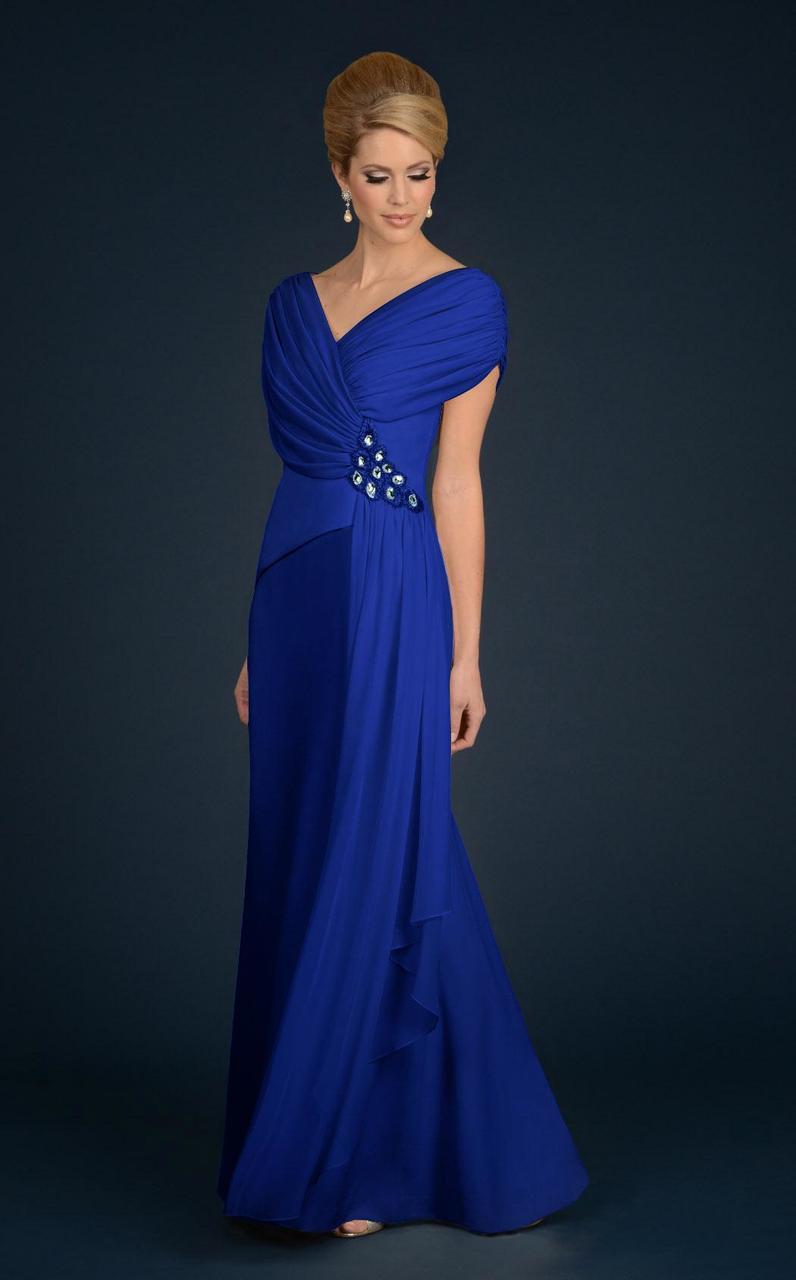 701 V-Neck A-Line Gown